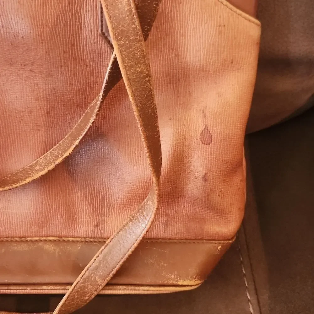 Vintage Lord & Taylor Leather Shoulder Bag
